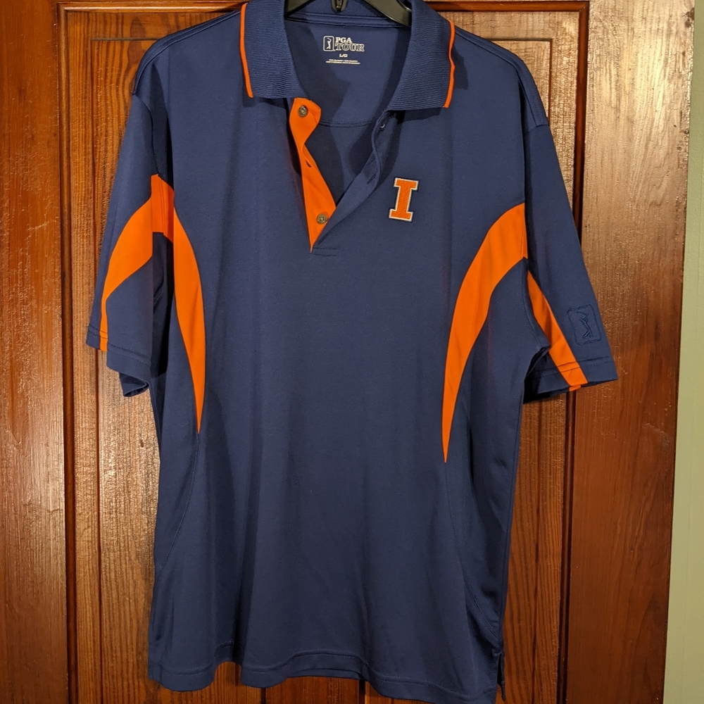 PGA Tour Fighting Illini Polo